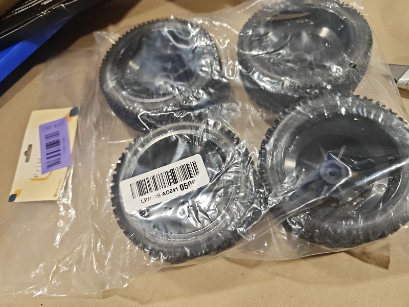 Photo 1 of FriHobby Pre-Glued RC 1/10 Short Course Truck Tires and Wheels Set