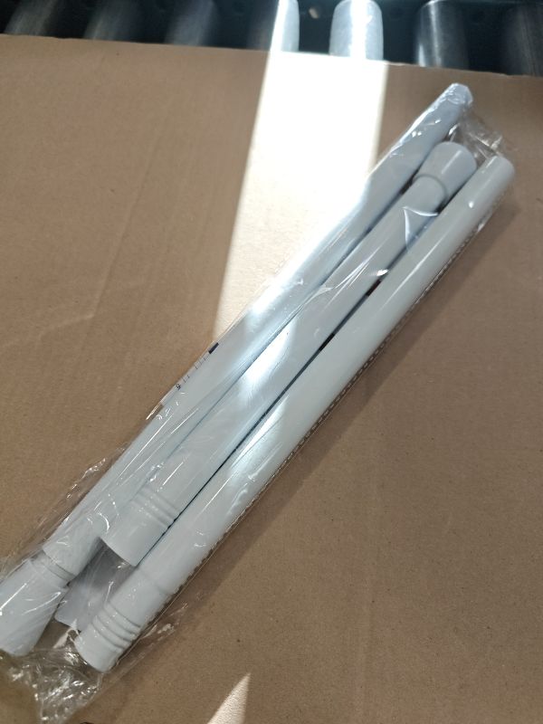 Photo 1 of MEXAU Tension Curtain Rod, White, 28-48 Inches