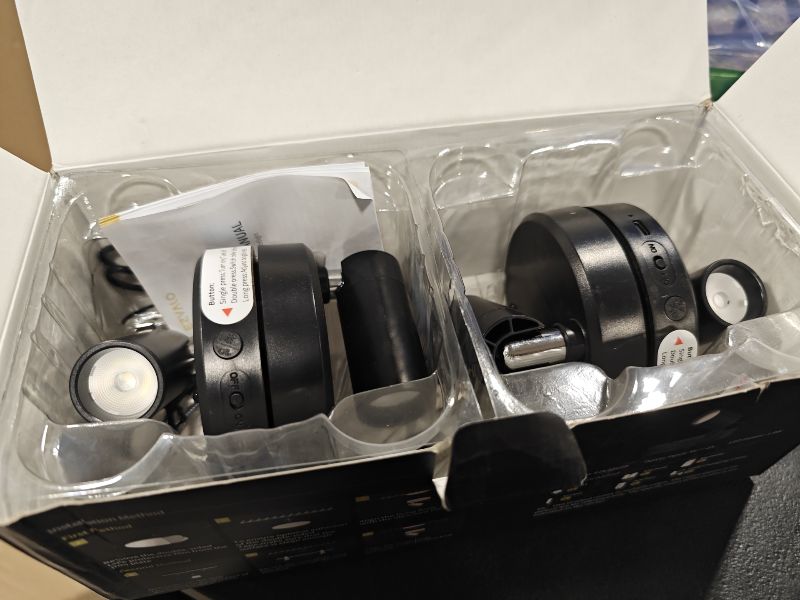 Photo 1 of EZVALO RGB Spotlight 4 Pack - Wireless Rechargeable Accent Light