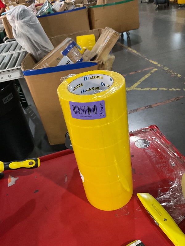 View 2 of ***missing half***
Oleitodh Yellow Masking Tape Bulk - 12 Rolls, 2" x 55 Yards Each