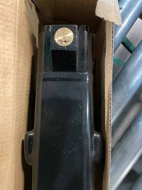 View 4 of ** Key broken inside **Tevlaphee Steering Wheel Lock - Heavy Duty Anti-Theft Car Device, Black