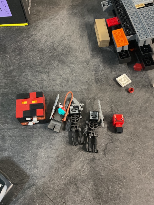 View 4 of ***UNKNOWN IF MISSING PARTS***LEGO Minecraft Wither Battle Building Set (21590)