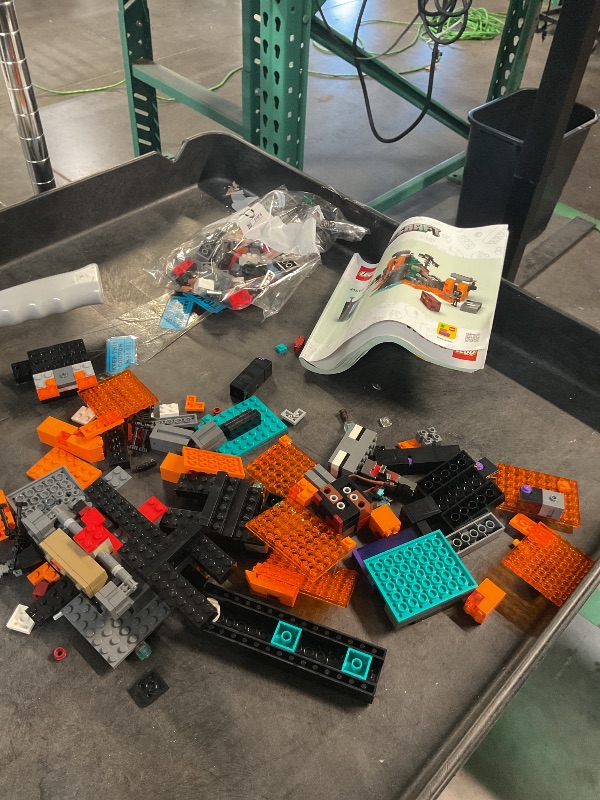 View 3 of ***UNKNOWN IF MISSING PARTS***LEGO Minecraft Wither Battle Building Set (21590)