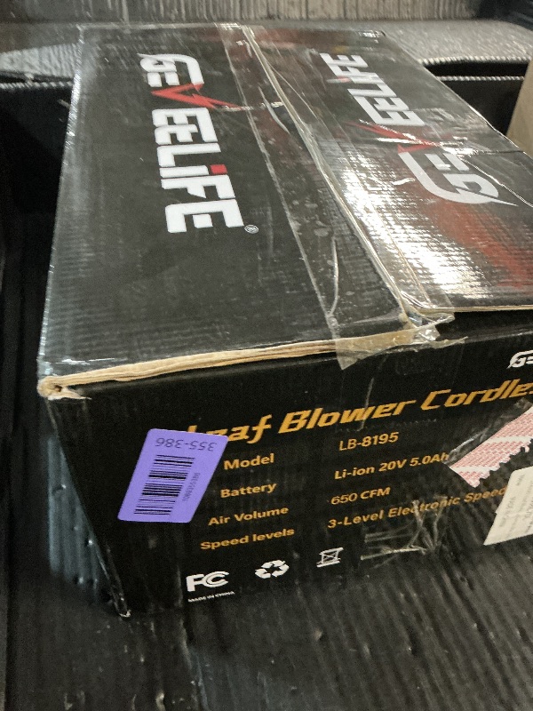 View 3 of ***FOR PARTS ONLY888


LOSART Cordless Leaf Blower, 650CFM, 3-Speed