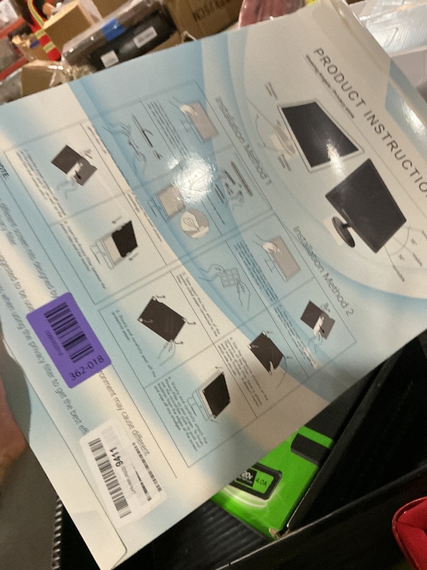 Photo 1 of [2 Pack] 19 Inch Monitor Privacy Screen