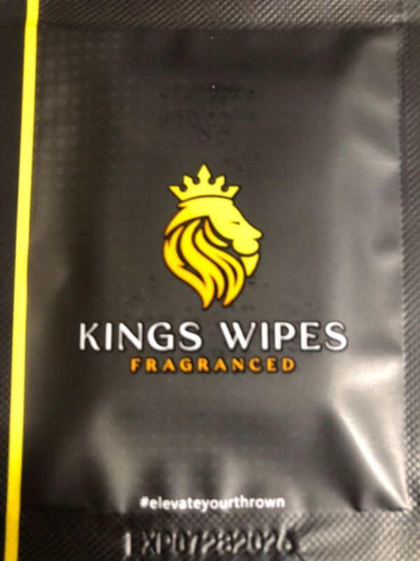 View 4 of **EXP 7/28/26** KINGS INDIVIDUAL FRAGRANCE WIPES 60 BOXES