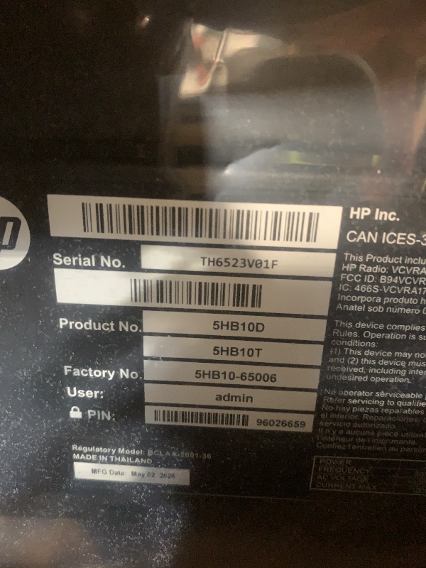 View 8 of HP DesignJet T650 36-inch Plotter Printer