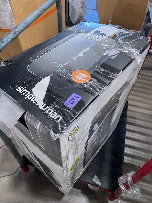 View 2 of **Scratches, Used** simplehuman 58L Dual Compartment Rectangular Recycler