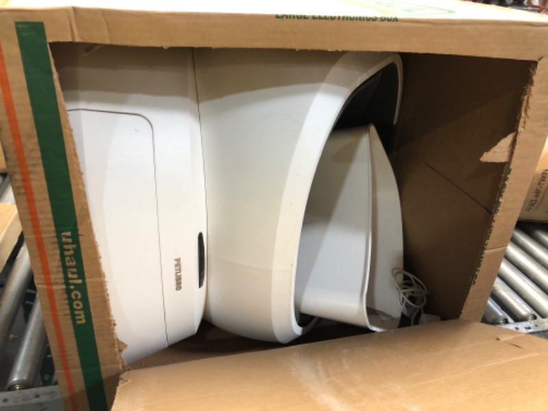 View 2 of ***DAMAGED - SEE NOTES/PICTURES***PETLIBRO Automatic Litter Box with AI-Camera Waste Analysis, Auto Odor-Control Self Cleaning Litter Box, Large Open-Top Luma Smart Litterbox with Multi-Cats Recognition, Usage Tracking, Safety Sensors