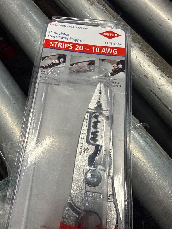 View 3 of ***STOCK PHOTO FOR REFERENCE ONLY***KNIPEX 8" Forged Wire Stripper
