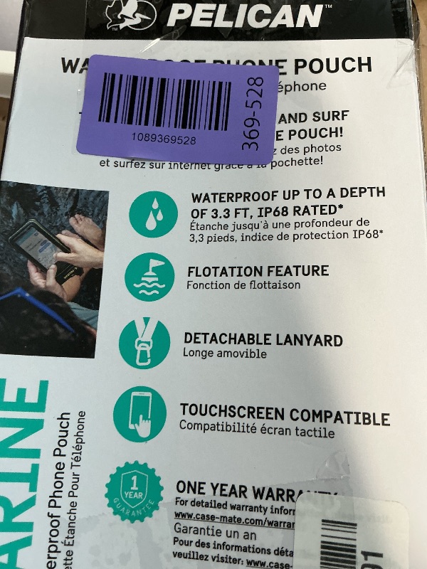 View 2 of **Only One*** Pelican 4-Pack Marine Waterproof Phone Pouch