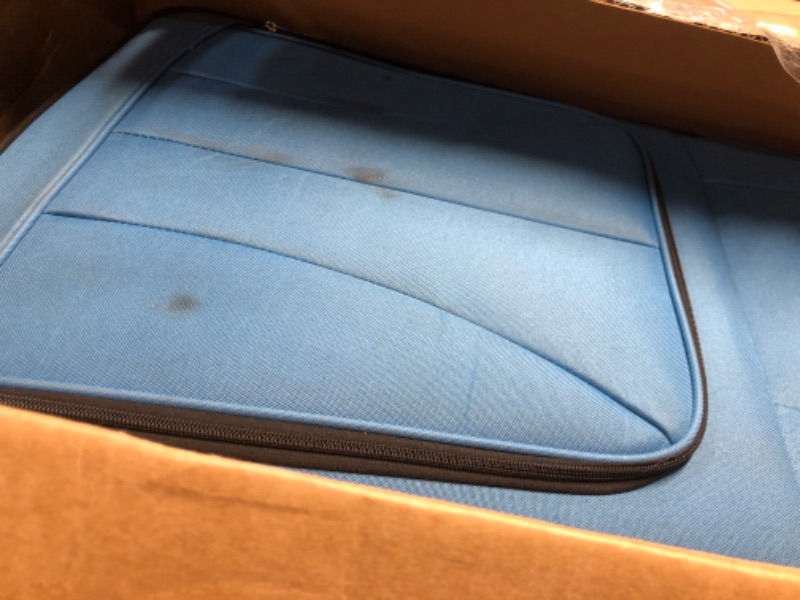 View 2 of ***** SEE NOTES ********* Rockland 4-Piece Expandable Luggage Set, Blue