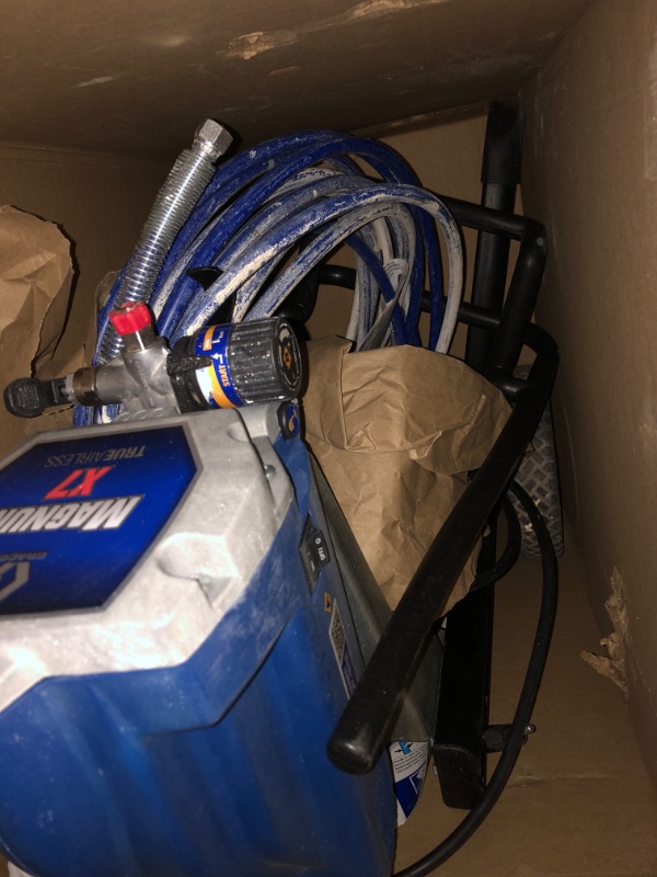 View 2 of **HEAVILY USED** Graco Magnum X7 Cart Airless Paint Sprayer, Interior & Exterior