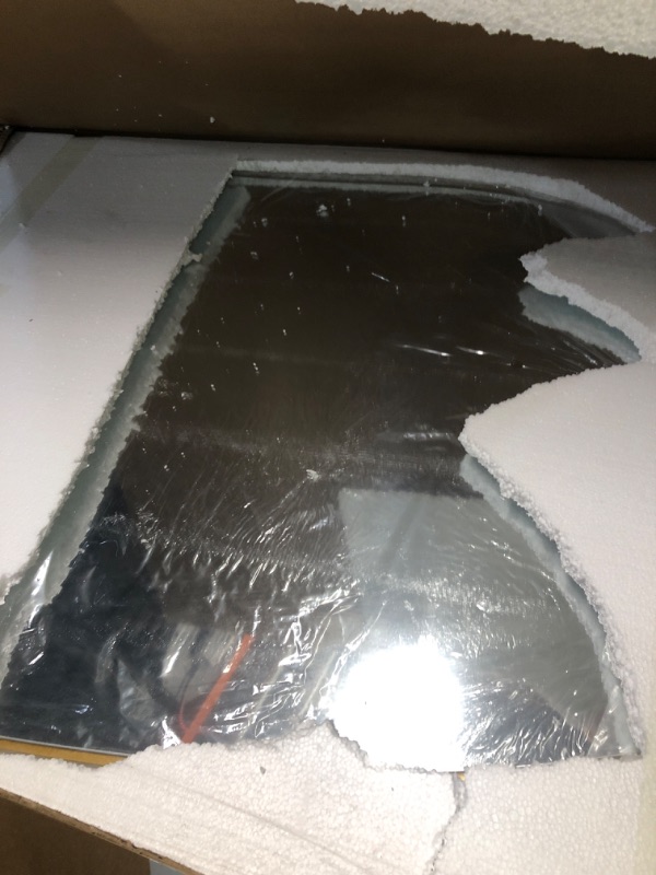 View 3 of ***FACTORY SEALED***
PERFNIQUE Irregular Wall Mirror, 40"x26", Gold