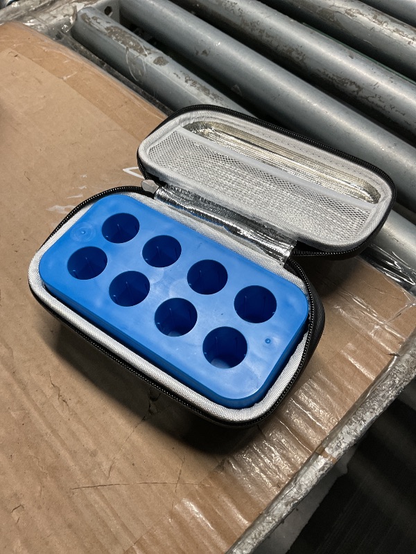 View 3 of ** STOCK PHOTO FOR REFERENCE ONLY REFER TO PHOTOS***
WIKSRY 3ML Peptide Vial Case - 8-Slot Organizer