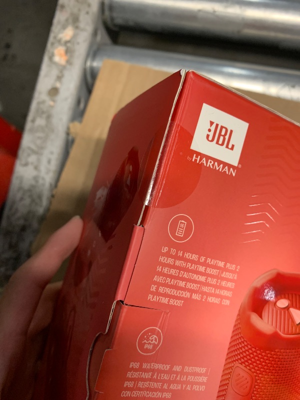 View 3 of ***FACTORY SEALED***JBL Flip 7 JBLFLIP7REDAM Portable Bluetooth Speaker, Red