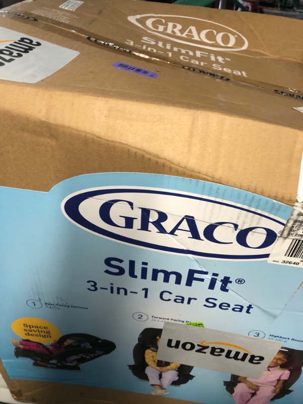 View 3 of ***FACTORY SEALED***Graco SlimFit 3-in-1 Convertible Car Seat - Slim, Jarret