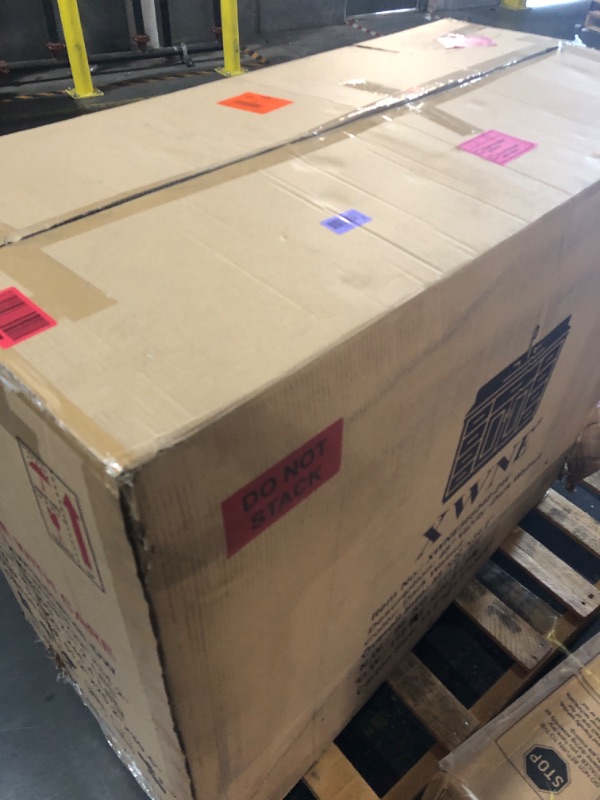View 4 of ***TRUCK/TRAILER PICKUP ONLY******FACTORY SEALED***XWNE 48-inch Dark Walnut Bathroom Vanity with Sink, Solid Wood, 0.79-inch Stone Countertop and Backsplash, 9 Drawers, 2 Soft Closing Doors
