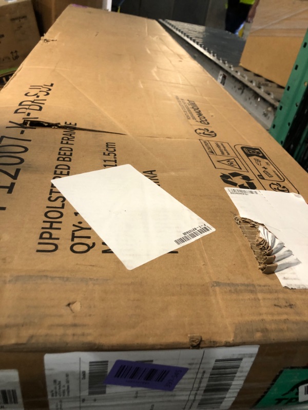 View 3 of ***TRUCK/TRAILER PICKUP ONLY***Novilla King Bed Frame with Adjustable Headboard - Beige Linen