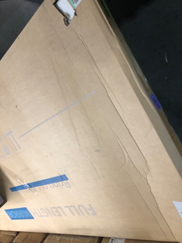 View 3 of ***TRUCK/TRAILER PICKUP ONLY***XRAMFY 86"x40" Gold Arch Full Length Mirror Floor Mirror with Metal Frame