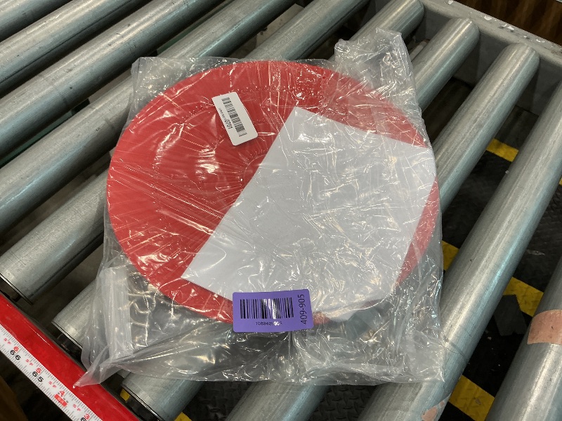 View 2 of [2 Pack] 11.5" Metal Bird Feeder Rain Guard - Red