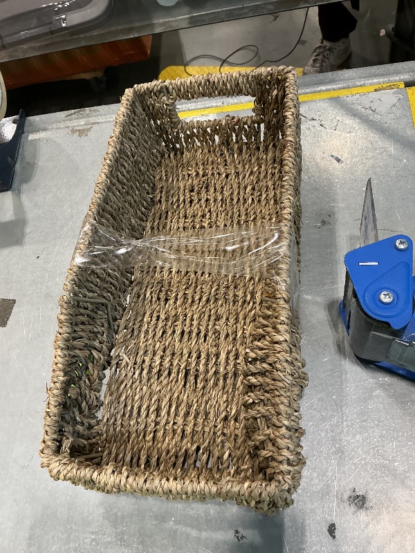 View 2 of [DAMAGED] StorageWorks Seagrass Toilet Basket