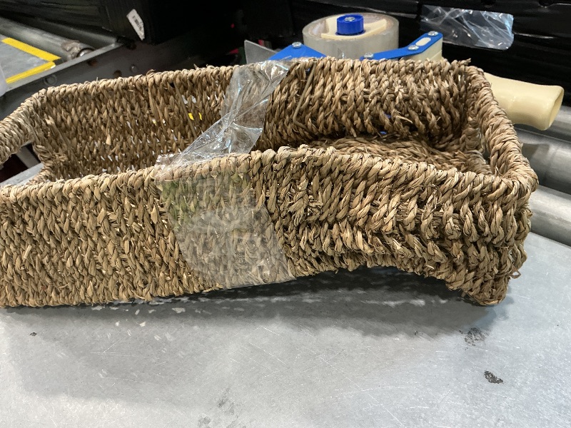 View 3 of [DAMAGED] StorageWorks Seagrass Toilet Basket
