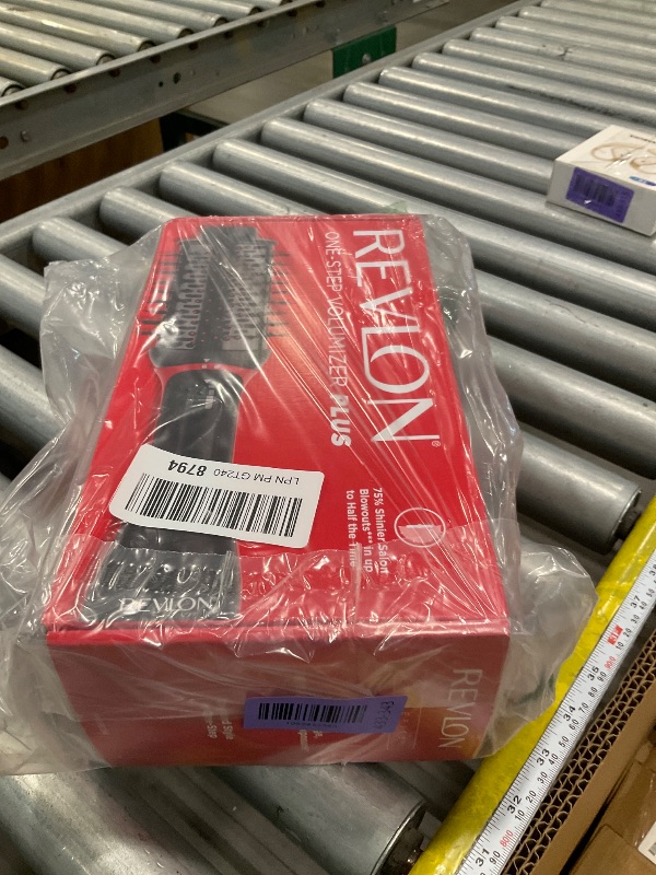 View 2 of [HEAVILY USED] REVLON One-Step Volumizer Plus Hair Dryer and Styler, 2.4 in Barrel, Black