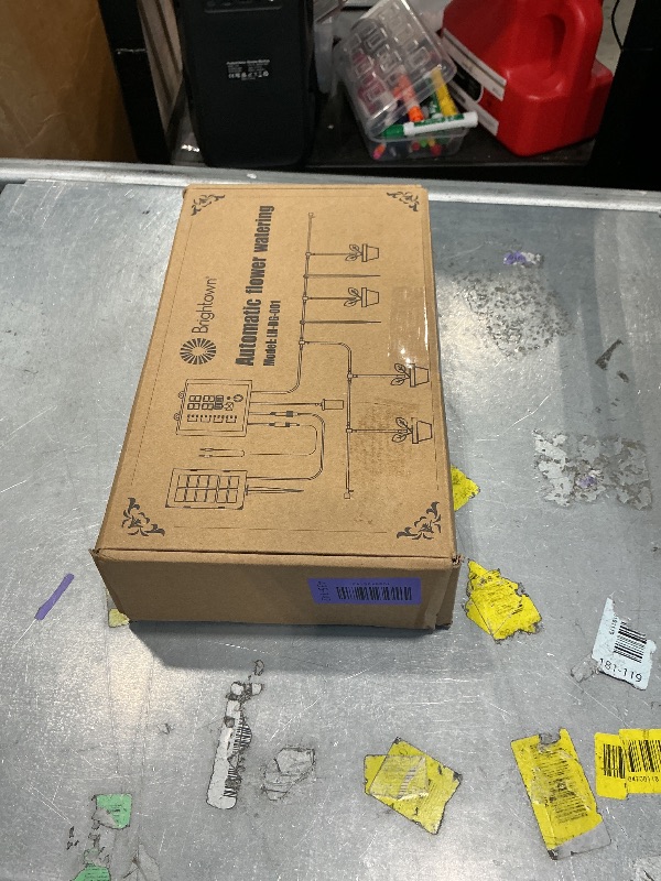 View 2 of [SOLD FOR PARTS] 49ft Solar Drip Irrigation System with USB Charging for 15 Potted Plants