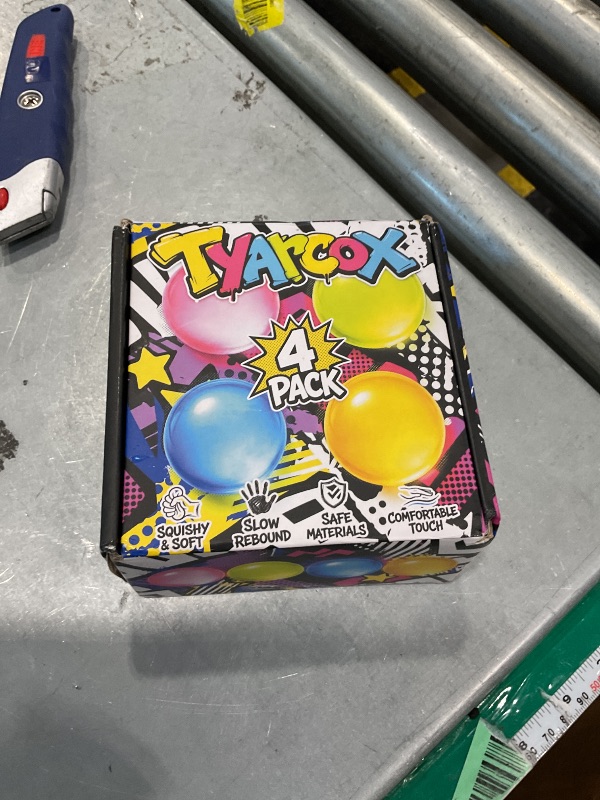 View 2 of [MISSING TWO BALLS] Tyarcox 4 Pcs Coconut Oil Squishy Toy Set