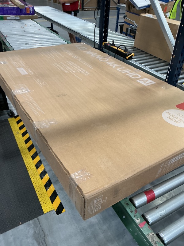 Photo 1 of FOR PARTS, DAMAGED SCREEN MISSING PARTS ***** LG 65-Inch Class Nano AI 4K NU85 Series Smart TV w/AI Sound Pro, HDR10, AI 4K Super Upscaling, Filmmaker Mode, Wow Orchestra, Compatible with Alexa (65NU850BPUA, 2026)