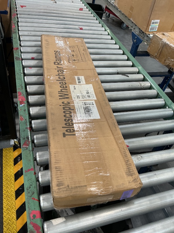 Photo 1 of KOLOTOOL 5FT Telescoping Aluminum Portable Wheelchair Ramp with Bag, 600LBS