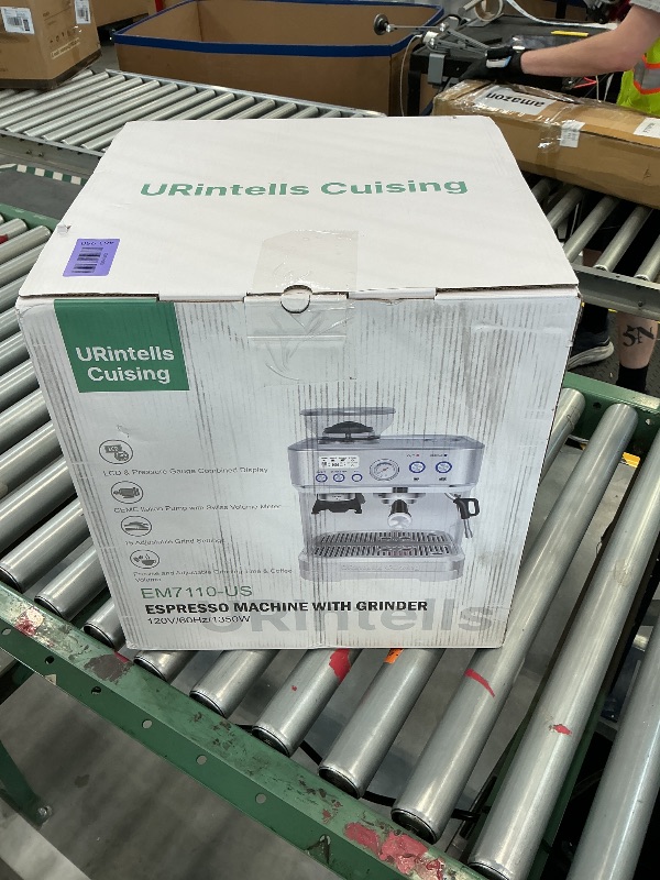Photo 1 of URintells Cuising Espresso Machine with Grinder, with 58mm System & Frother