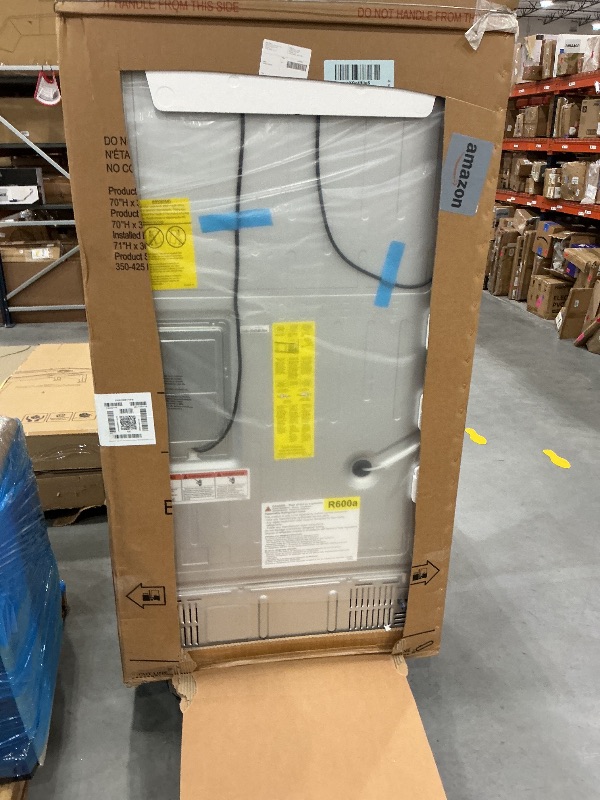 View 4 of GE Profile 28.7 cu. ft. 4-Door French Door Refrigerator in Stainless Steel with Dual-Dispense Autofill Pitcher PGE29BYTFS