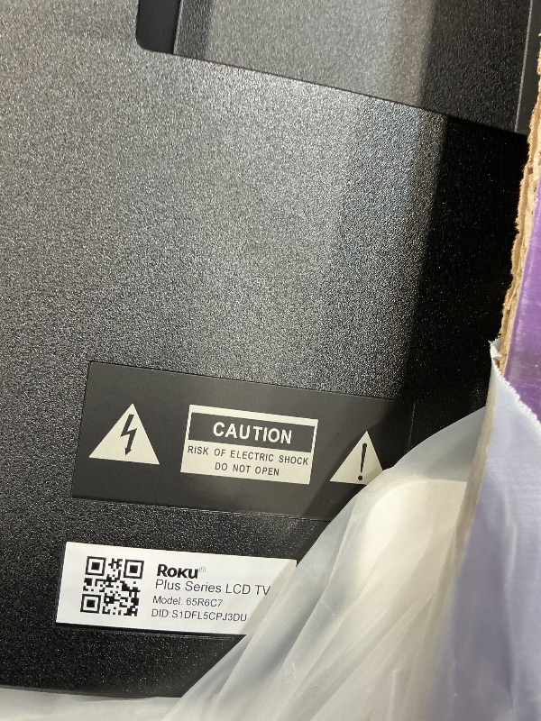 Photo 1 of Roku Plus Series 65-Inch QLED 4K Smart TV