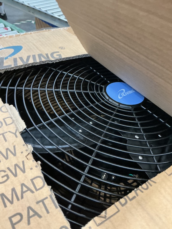 Photo 1 of iLiving 18" Wall Mounted Fan - 6360 CFM, 3-Speed, Industrial Grade, Commercial/Residential, Weatherproof Outdoor/Indoor Fan for Garage, Patio, Workshop, Greenhouse | UL Listed, Mist Kit Compatible