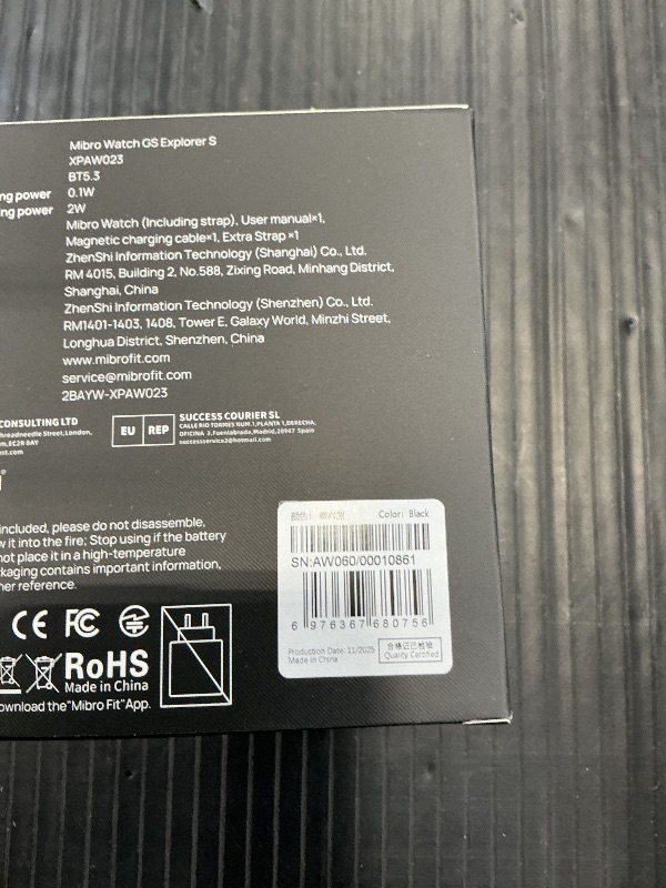 Photo 1 of mibro GS Explorer S Ceramic Rugged Smart Watch for Men, 20+ Days Battery