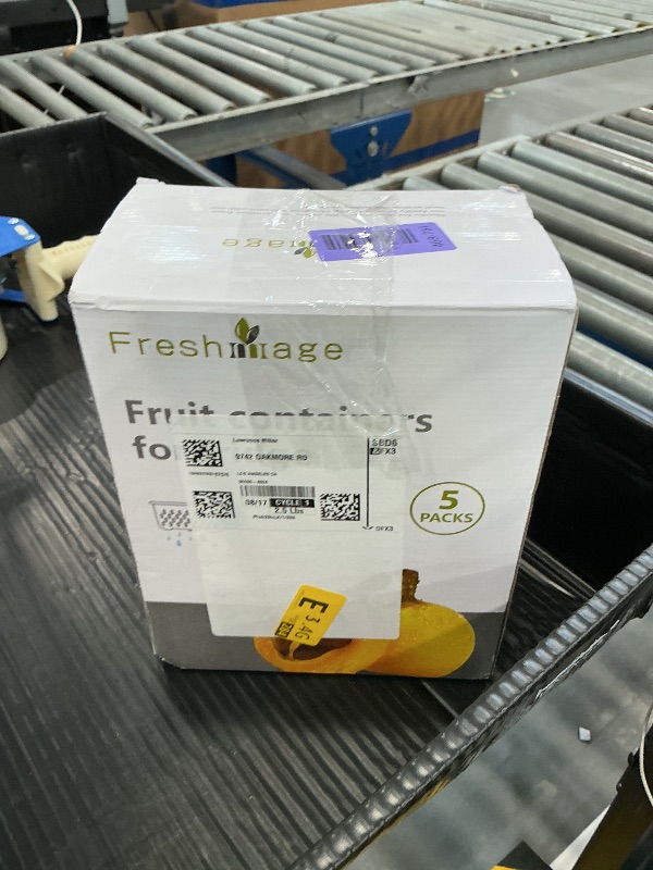 Photo 1 of 5 PCS Large Fruit storage Containers for Fridge ,Food Storage Containers