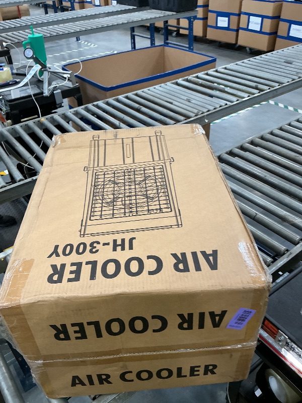 Photo 1 of Uthfy Windowless Portable Air Conditioner, 3000CFM Evaporative Air Cooler with 6.8Gal Detachable Water Tank, 32” Swamp Cooler 120°Oscillation, 3 Speeds, 12H Timer, 4 Ice Packs, for Room Bedroom