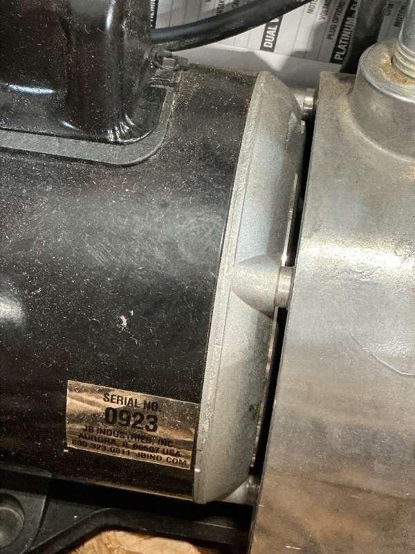 Photo 1 of JB Industries DV-200N 7 CFM 2 Stage Platinum Vacuum Pump
