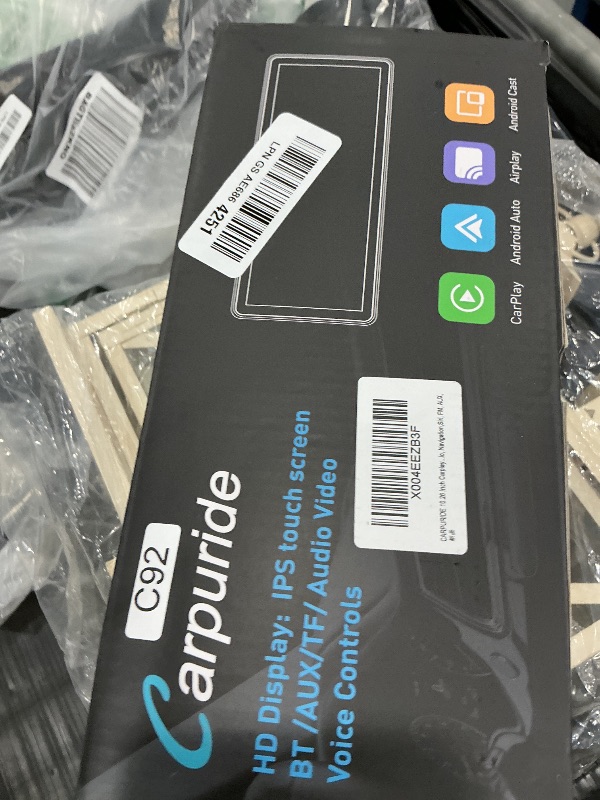 Photo 1 of CARPURIDE 10.26 Inch Wireless/Wired Apple CarPlay Android Auto Mirror Link