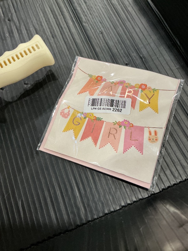 Photo 1 of Papyrus New Baby Girl Card (Little Miracle)
