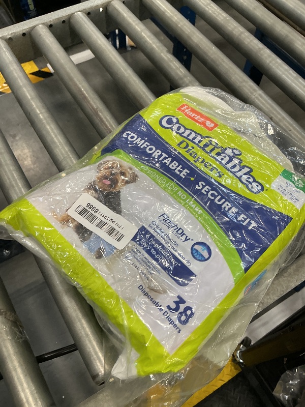 Photo 1 of Hartz Comfitables XS Dog Diapers, 38 Count