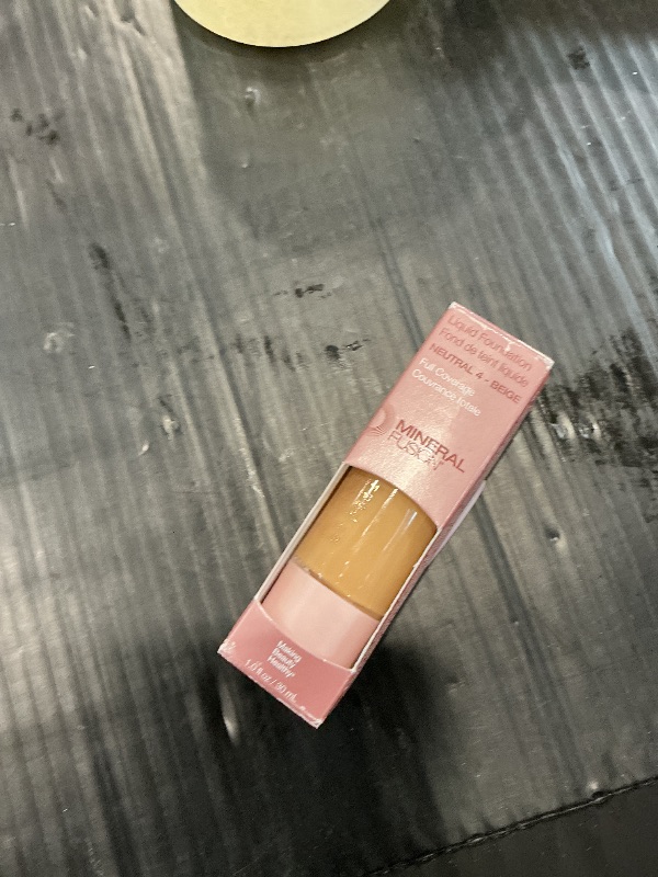 Photo 1 of Mineral Fusion Full Coverage Liquid Foundation, Neutral 4, 1 fl oz