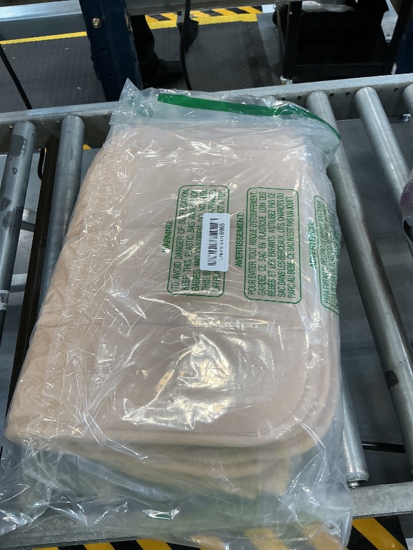 Photo 1 of RUN HELIX Memory Foam Bath Rug Set - 2 Piece, Beige