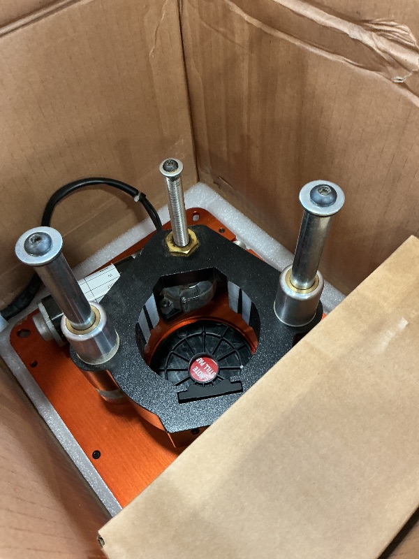 Photo 1 of O'SKOOL Motorized Router Lift Systems for 3-1/2" Diameter Motors, 9-1/4'' x 11-3/4'' Plate 5-Piece Insert Ring Kit, RTS07
