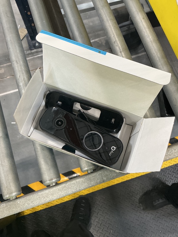 Photo 1 of Chamberlain myQ Video Doorbell | 2K Camera, Battery/Wired, Color Night Vision, Live with 2-Way Talk, Motion Detection & Real-Time Alerts, 150 Deg Wide View, Black