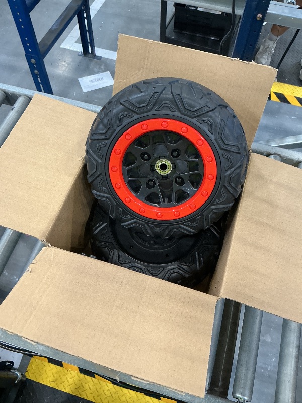 Photo 1 of POLYNX 2-Pack 9.8" PU Solid Tires for Ride-On Cars