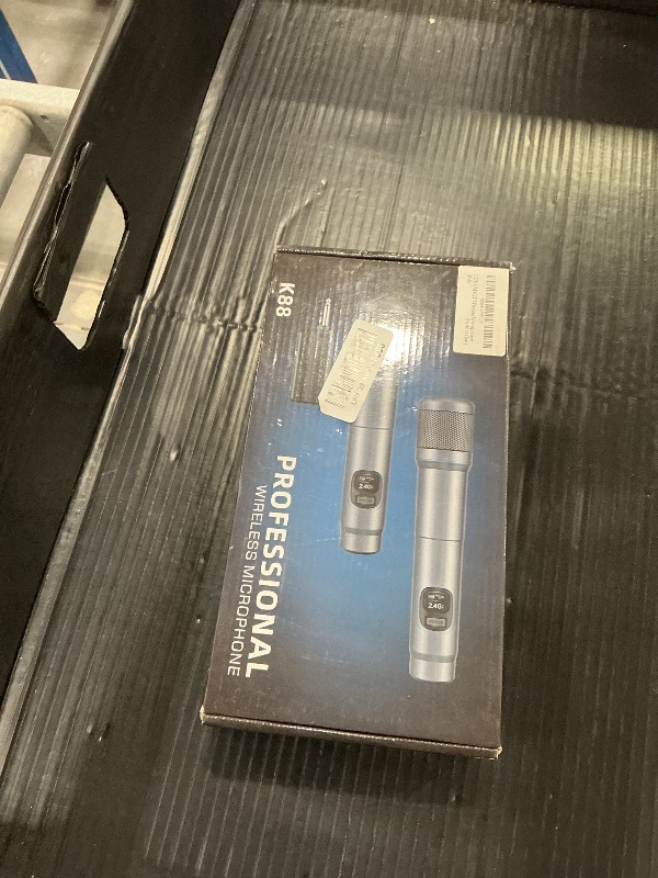 Photo 1 of LUVUMVLT Wireless Microphone, Dual Handheld Dynamic Mic with Rechargeable Receiver, 40H Duration, 200ft Range, Plug and Play, Karaoke Microphone for Singing, Karaoke, Meeting, Church, Wedding
