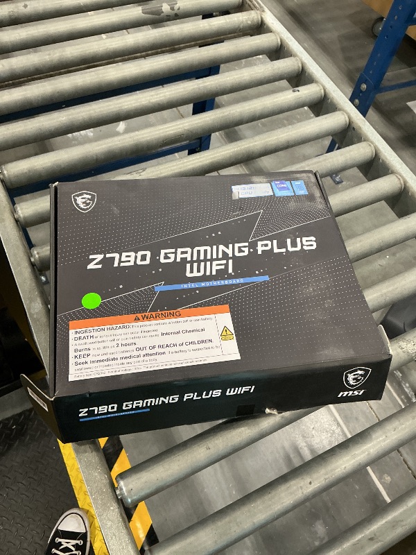 Photo 1 of MSI Z790 Gaming Plus WiFi-AMZ Gaming Motherboard (Support 14th/13th/12th Gen Intel Processors, LGA 1700, DDR5, PCIe 5.0, M.2 Slots, 2.5Gbps LAN, USB 3.2 Gen2, Wi-Fi 6E, Bluetooth 5.3, ATX)
